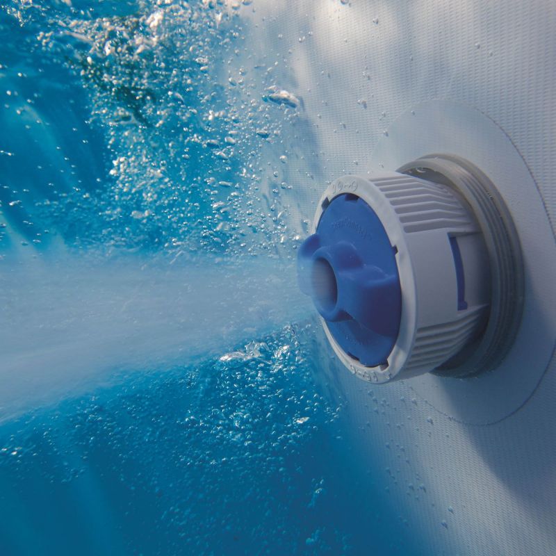 Swimming Pool-Bestway Power Steel 16' x 10' x 42″ Above Ground Frame Swimming Pool Set w/ Pump