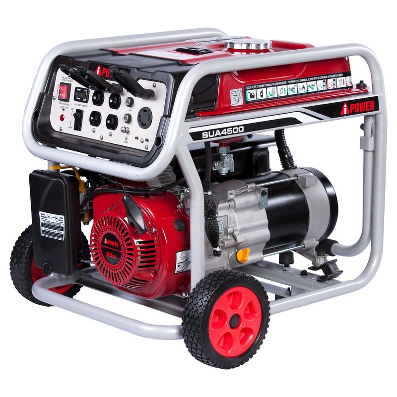 4500 Watt Gasoline Powered Portable Generator Manual Start – A-iPower
