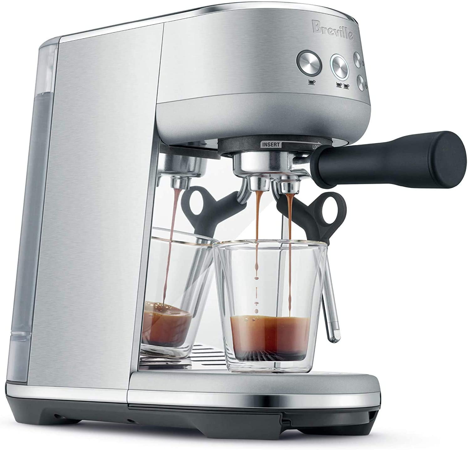 Breville BES500BSS Bambino Plus Espresso Machine, Brushed Stainless Steel