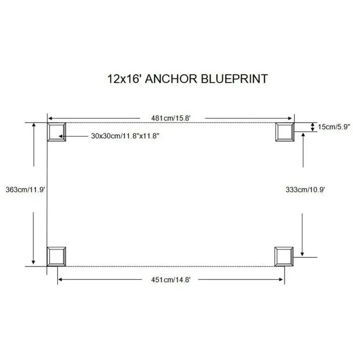 Alexander 16 Ft. W X 12 Ft. D Aluminum Patio Gazebo