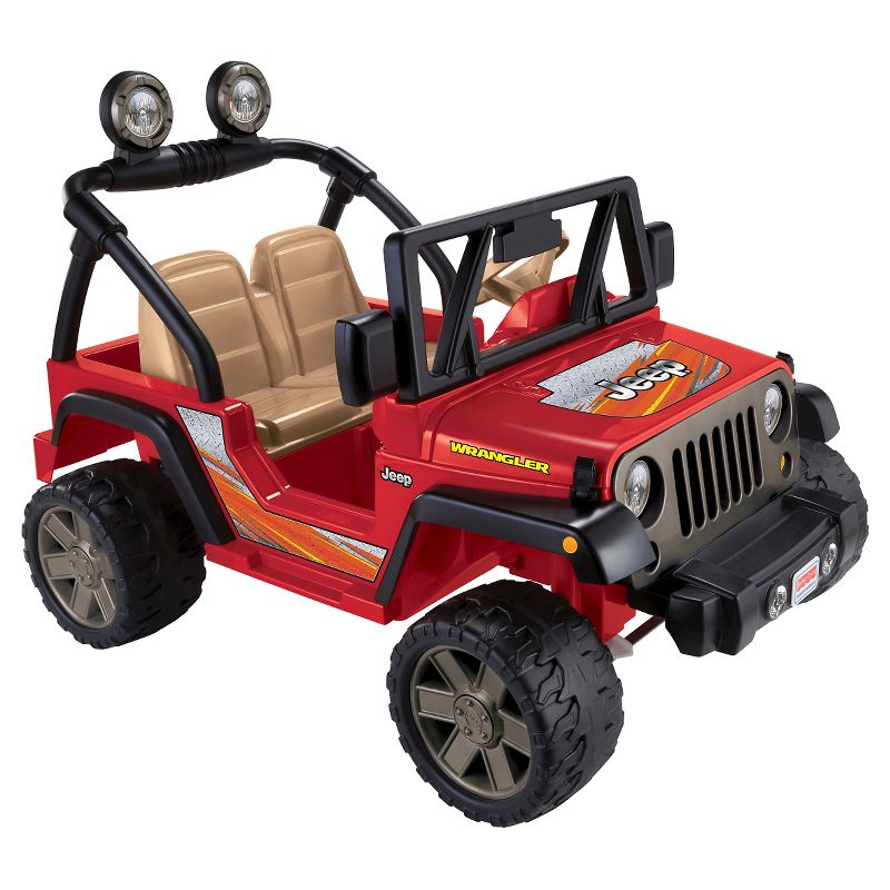 Power Wheels 12V Jeep Wrangler Powered Ride-On – Red