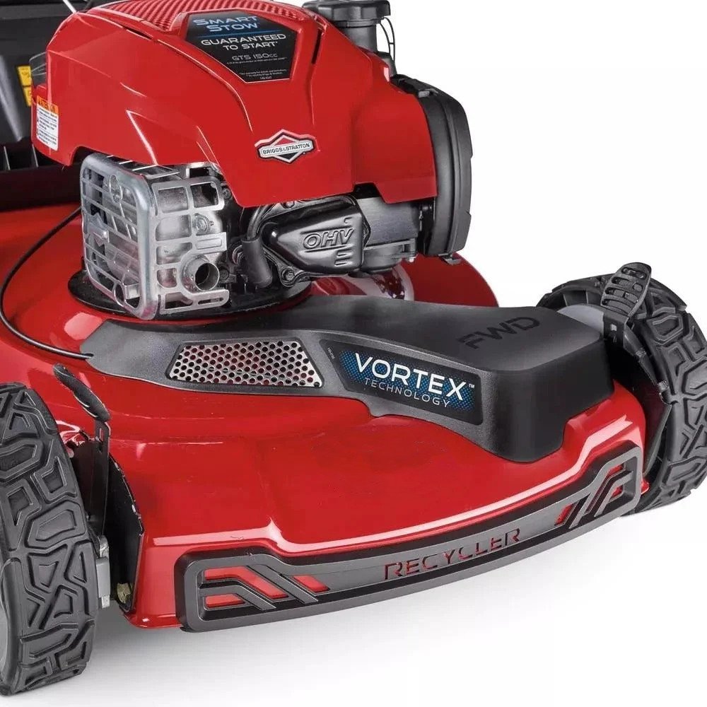 22 in. Recycler SmartStow Briggs & Stratton High Wheel FWD Gas Self Propelled Lawn Mower