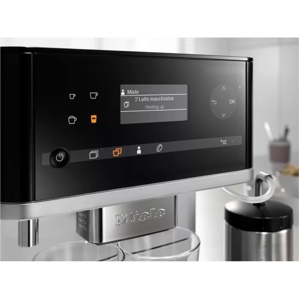 Miele CM6350 Super Automatic Countertop Coffee & Espresso Machine (Obsidian Black) – OPEN BOX