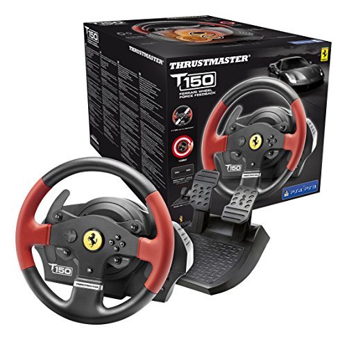 Thrustmaster T150 Ferrari Force Feedback Wheel (PS4/PS3/PC DVD)