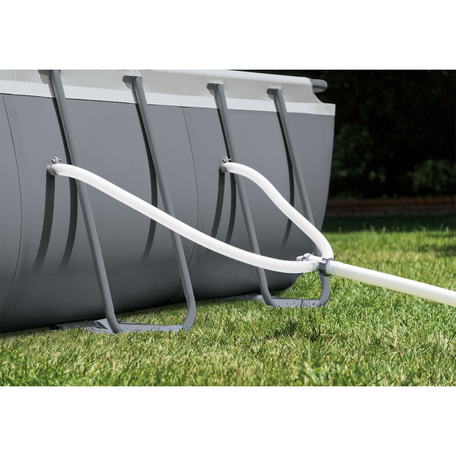 Swimming Pool-Intex 26373EH 32' x 16' x 52″ Rectangular Ultra XTR Frame Swimming Pool w/ Pump