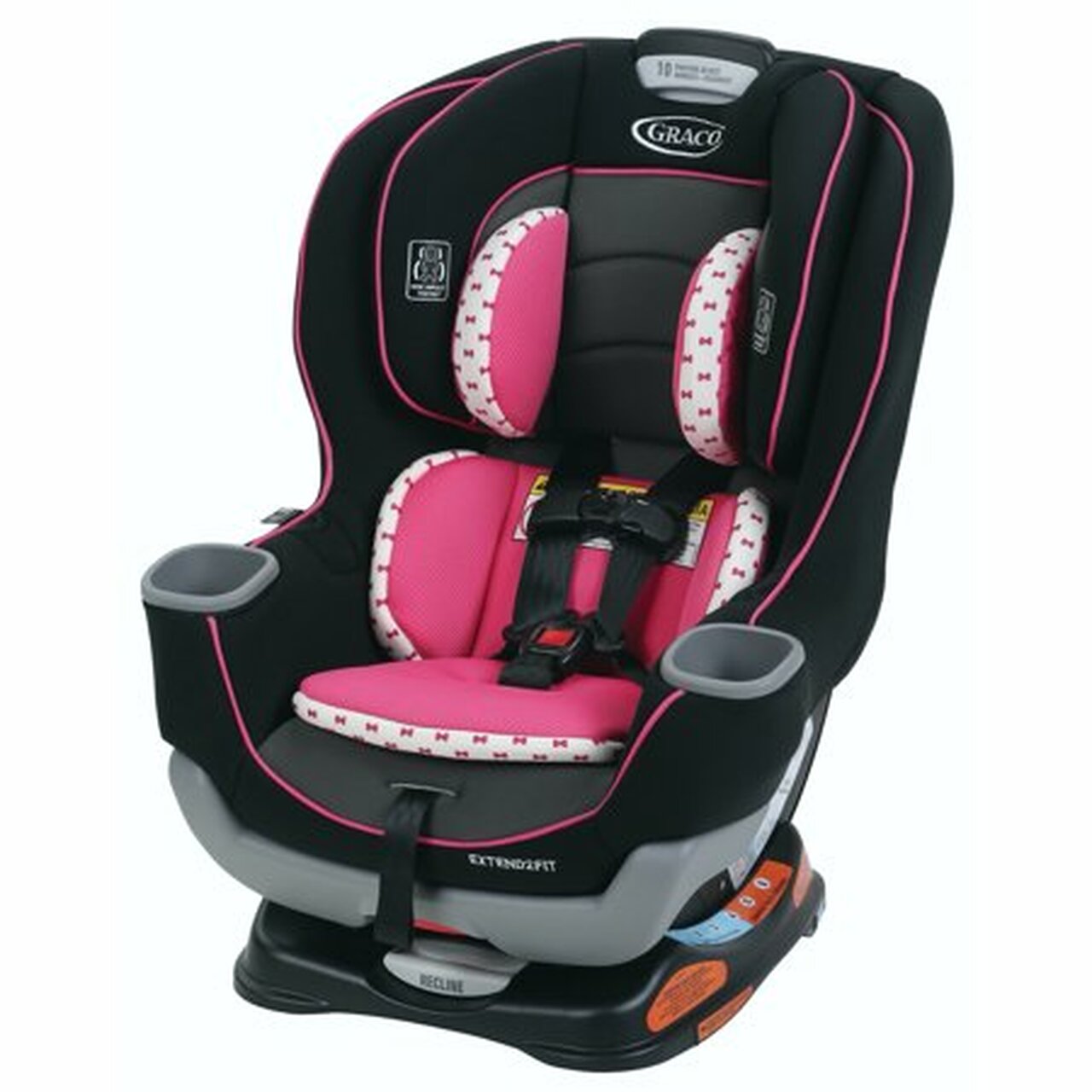 Graco Extend2Fit Convertible Car Seat, Ride Rear-Facing Longer, Kenzie
