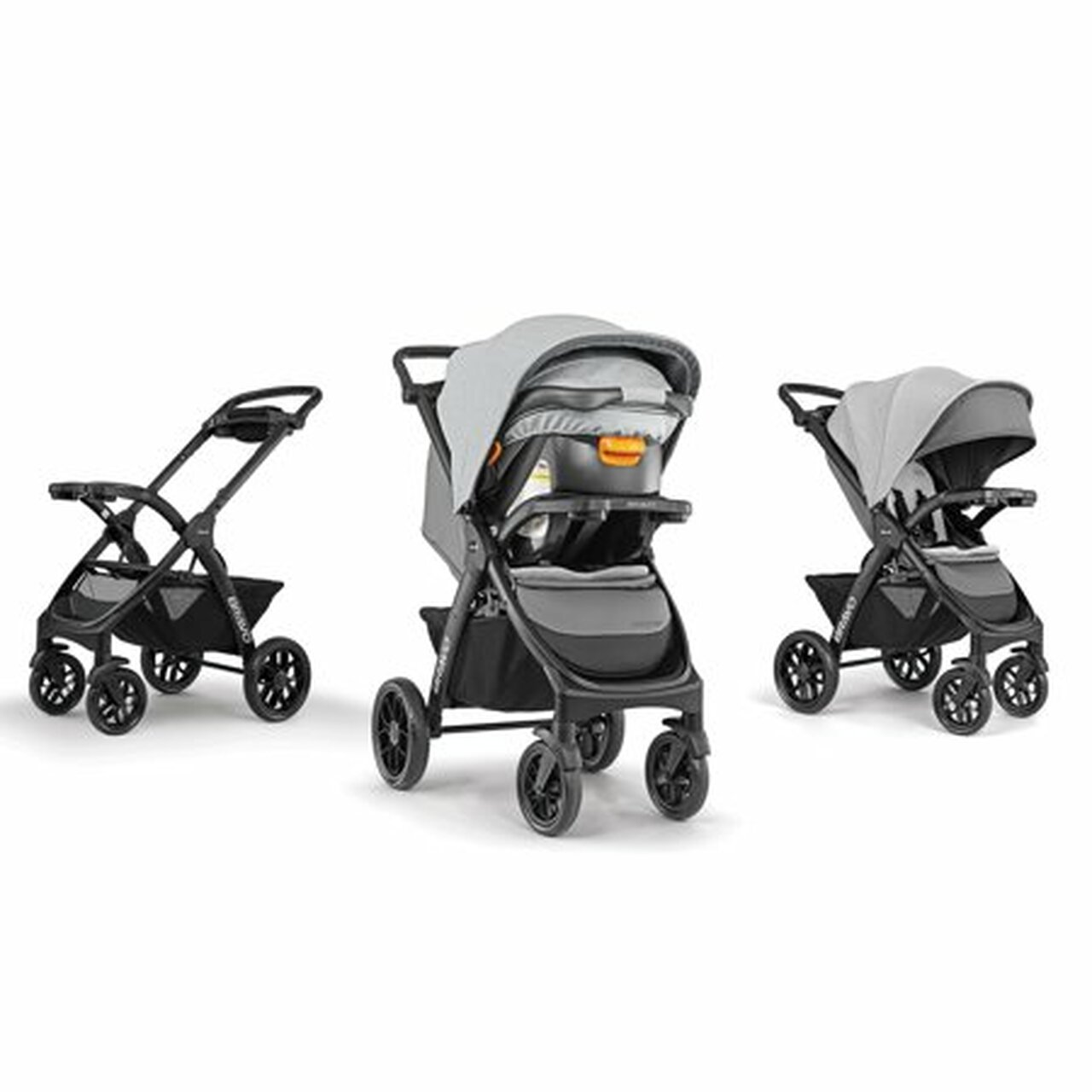 Chicco Bravo LE Trio Travel System, Driftwood
