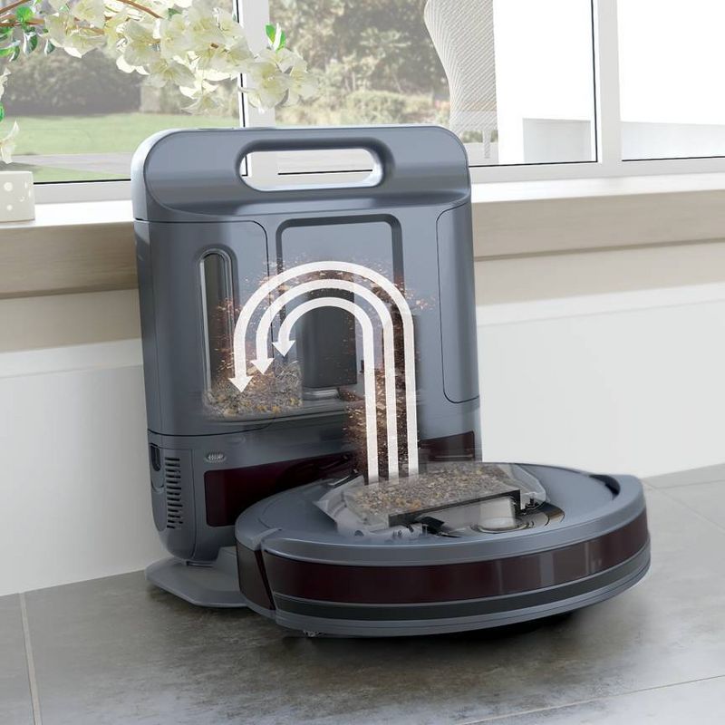 Shark EZ Wi-Fi Connected Robot Vacuum with XL Self-Empty Base – RV911AE-2