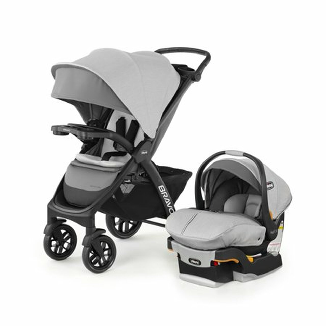 Chicco Bravo LE Trio Travel System, Driftwood