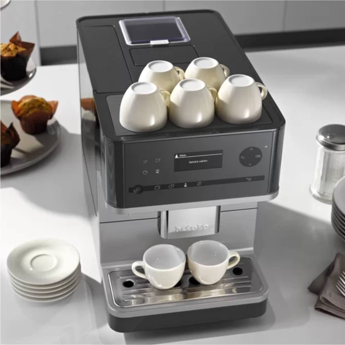 Miele CM6350 Super Automatic Countertop Coffee & Espresso Machine (Graphite Gray)