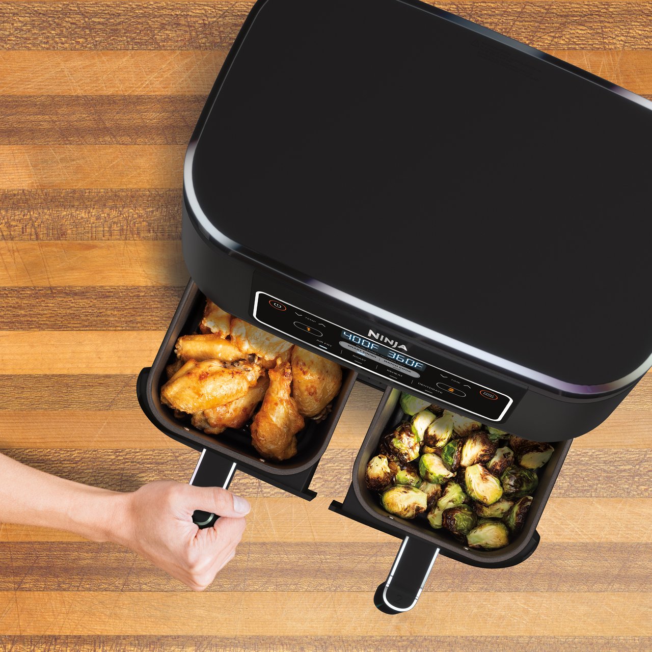Ninja® Foodi® 4-in-1 8-qt. 2-Basket Air Fryer with DualZone™ Technology