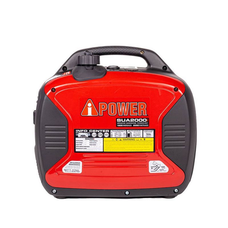2000 Watt Ultra-Quiet Gasoline Powered Inverter Portable Generator With Parallel Capability – A-iPower