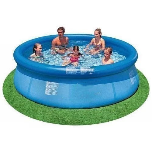 Swimming Pool-10' X 30 Easy Set Above Ground Inflatable Kids Round Swimming Pool, Blue