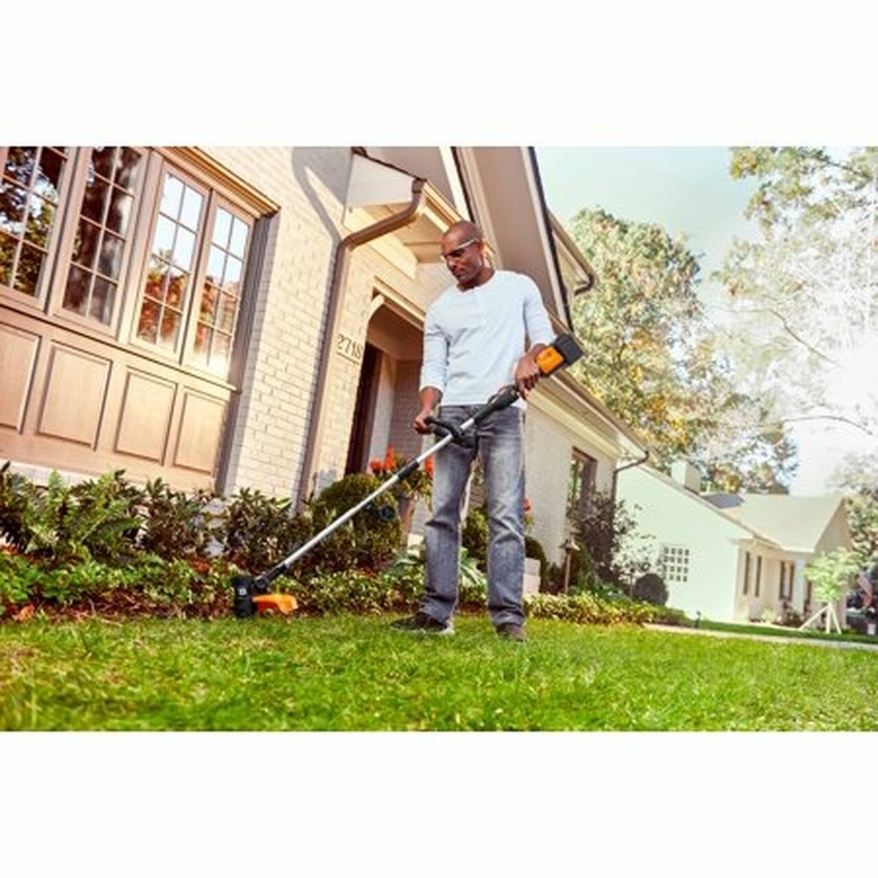 Worx 40V Power Share 13' Cordless String Trimmer & Wheeled Edger (2x20V) – Tool Only