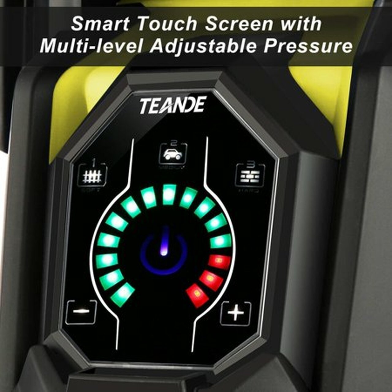 TEANDE 3800 PSI Pressure Washer, Electric 1800W High Pressure Power Washer Machine with Touch Screen and 5 Nozzles