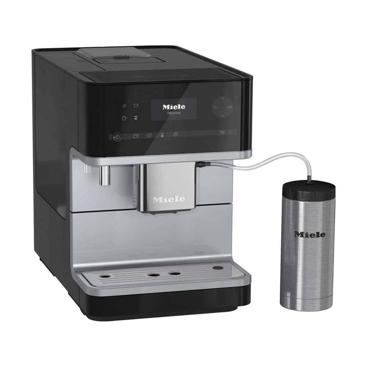 Miele CM6350 Super Automatic Countertop Coffee & Espresso Machine (Obsidian Black)