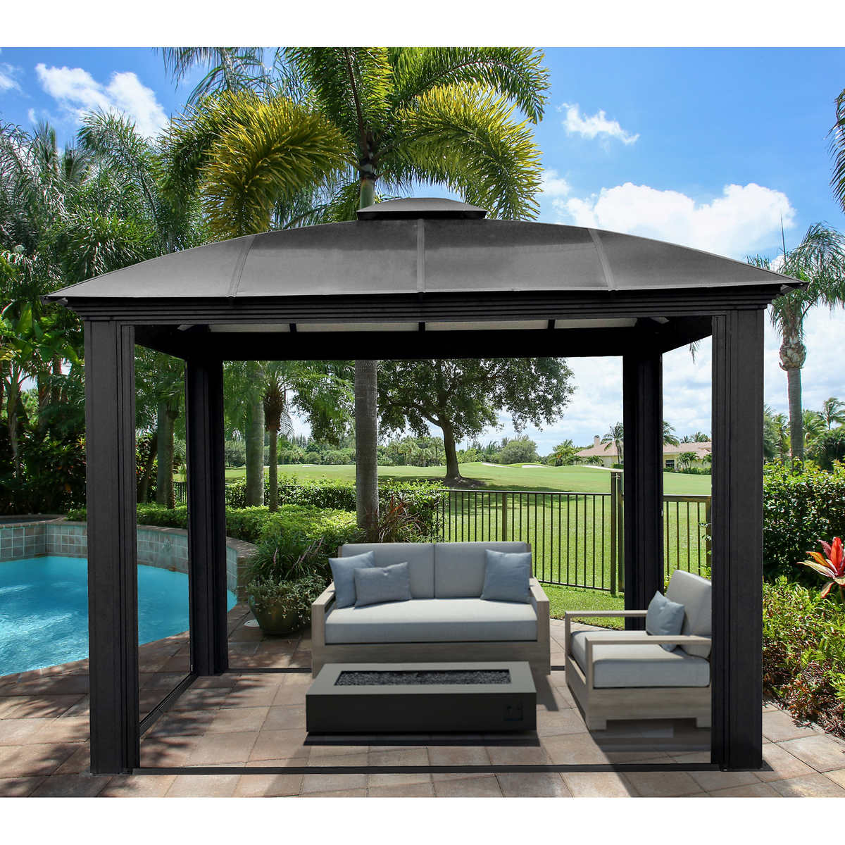 Paragon Siena Aluminum 11 ft x 14 ft Gazebo