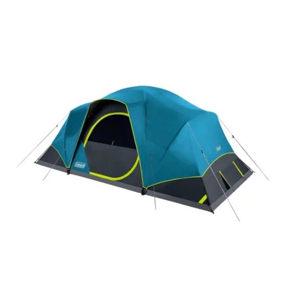 10-Person Camping Tent with Dark Room Technology, Blue