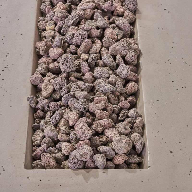 Aidan Rectangle 40″ Lightweight Concrete Gas Fire Pit – Light Gray – Christopher Knight Home