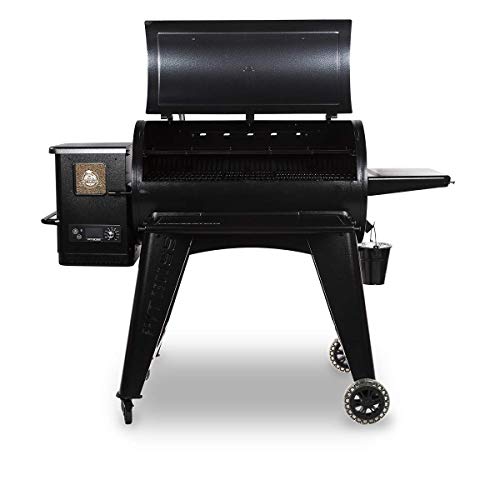 PIT BOSS PB1150G PG1150G Wood Pellet Grill w/Cover and Folding Front Shelf Included, Black