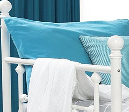 DHP Manila Metal Framed Daybed with Trundle, Twin - White