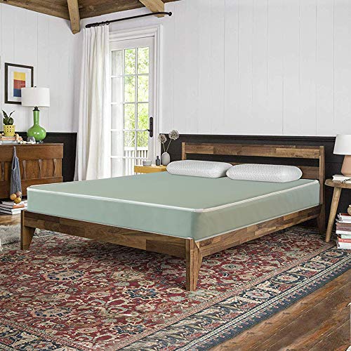 Wayton 7-Inch Medium Firm Double Sided Tight top Foam Rolled Vinyl Mattress