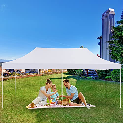 GDY 10x20 Feet Pop Up Outdoor Canopy Tent, Commercial Instant Gazebos, Portable Party Canopies
