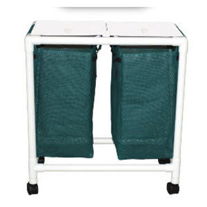 MJM Economy Echo Double Bag Laundry Hamper with Lids