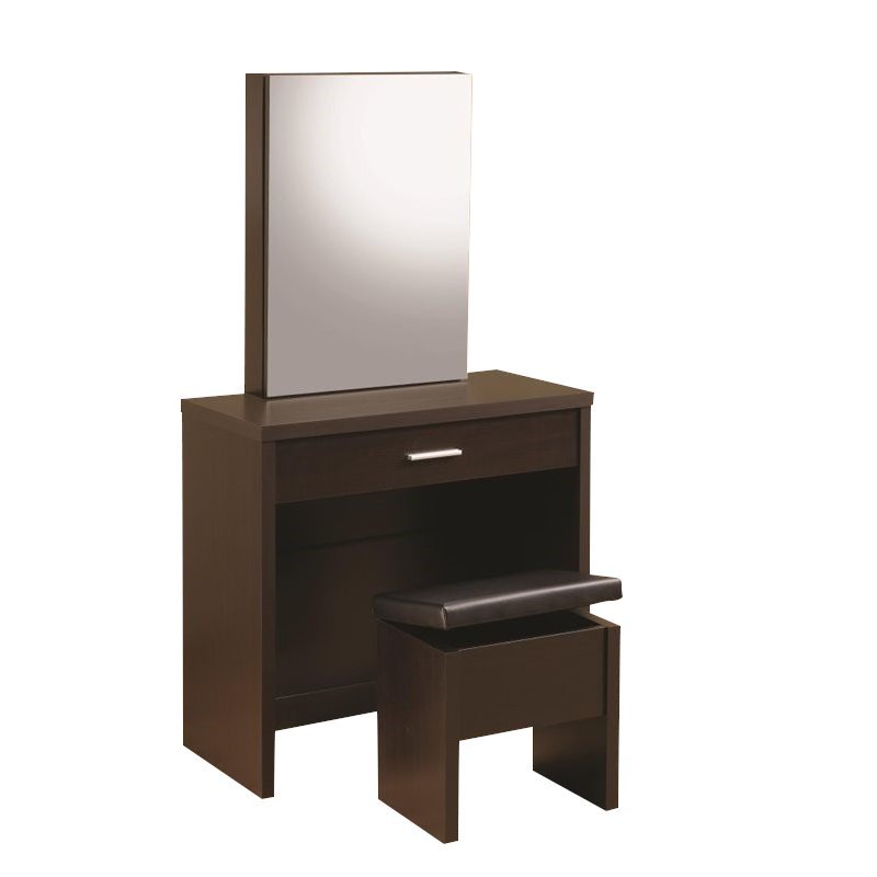2 Piece Bedroom Vanity Set with Hidden Mirror Storage