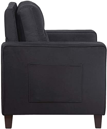 DXW-Y Sectional Sofa Couch Set, Morden Style Couch Furniture Upholstered 3 Seater Sofa for Living Room, Apartment, Dorm, Studio, Office (Size : Armchair)