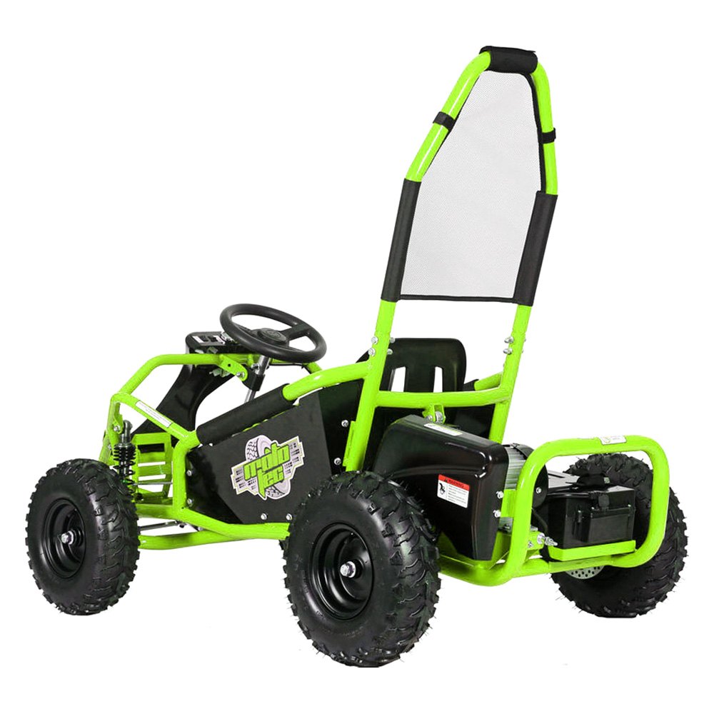 MotoTec Mud Monster Kids Electric 48v 1000w Blue Go Kart Full Suspension