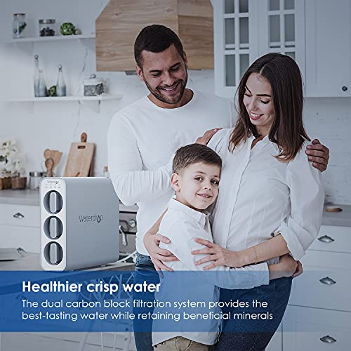 Waterdrop TSC Under Sink Water Filter System, USA Tech, Smart Filter Life Reminder, Reduce Most of Chlorine, Lead, Fluoride, Bad Taste and Odor