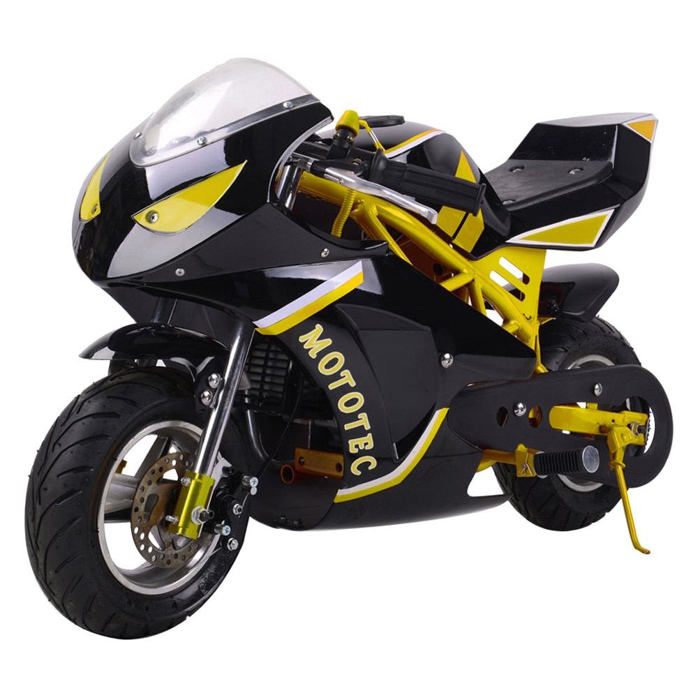 MotoTec 49cc 2-Stroke Gas Kids Pocket Rocket GT Bike