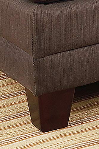 Bobkona Sectional Sofa Set Coffee