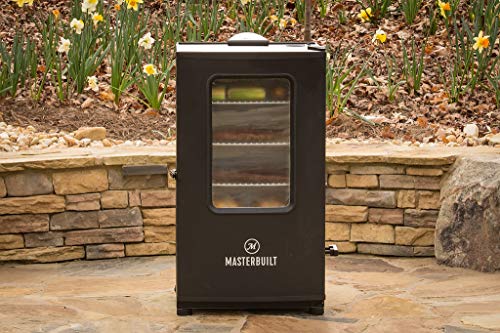 Masterbuilt MB20071619 Mes 140s Digital Electric Smoker, 40” Black + Window