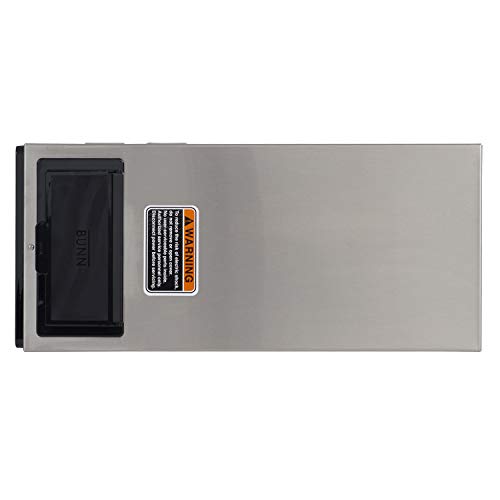 BUNN VP17-1, 12-Cup Low Profile Pourover Commercial Coffee Maker, 1 Warmer, 13300.0001