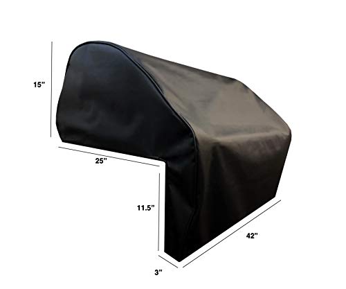 Windproof Covers 42” Heavy Duty Vinyl Cover Designed to fit Wolf Built-in Grill