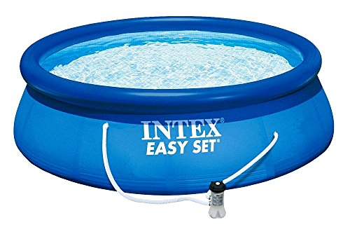 Skroutz Swimming Pool Set with Filter Pump 8ft 330 GPH GFC Pools Inflatable Outdoor Garden Waters Sports Game Easy Set Durable
