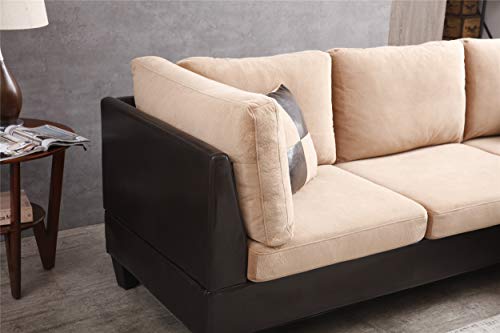 NHI Express Edward Sectional, Tan