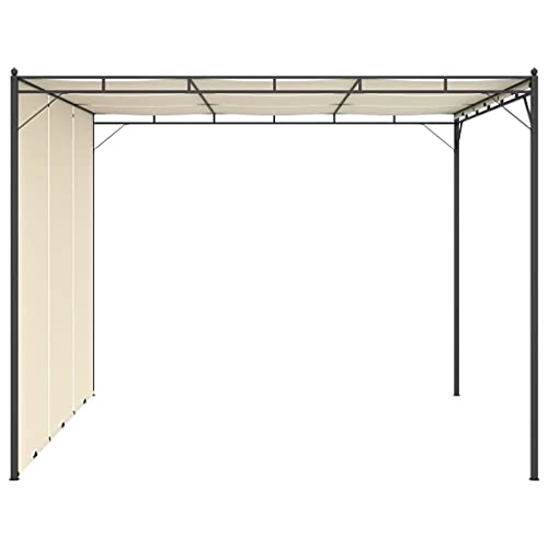 vidaXL Garden Gazebo with Side Curtain 157,5