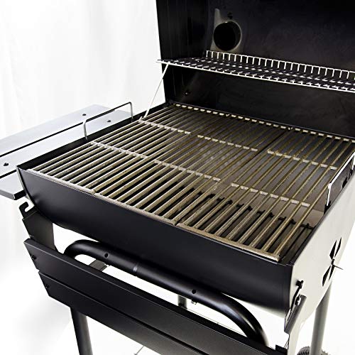 AMERICAN GOURMET 21302030 625 Charcoal Barrel Grill, Black