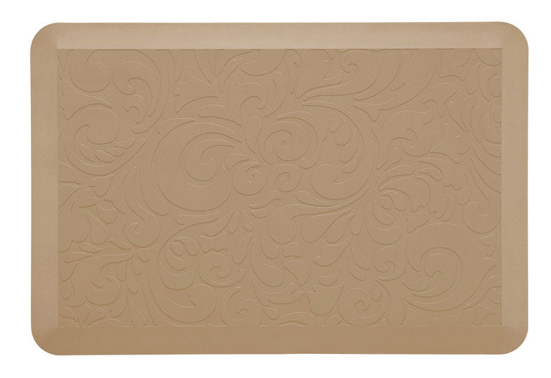 Comfort Co. Beige Polyurethane Nonslip Anti Fatigue Mat 30 in. L x 20 in. W (Pack of 6)