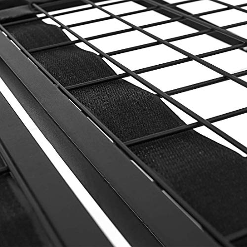 TATAGO Premium Ottoman Folding Bed with Steel Mesh Wire Lattice Base 500lbs Max Weight Capacity, Extra-Thick Cotton Cover, Guest Hideaway, Dual Use 78” x 30”