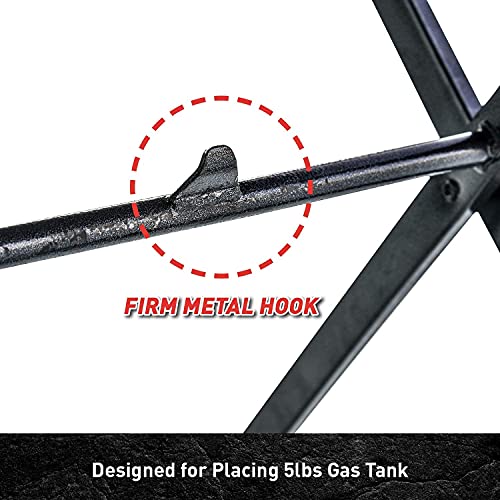 CAPT'N COOK OvenPlus Portable Gas Pizza Oven and Foldable Master Cart - Double Cooking Design For Crispy Crust and Well-cooked topping, No need to Spin, Outdoor baking and grilling, Cook with Ease, wi