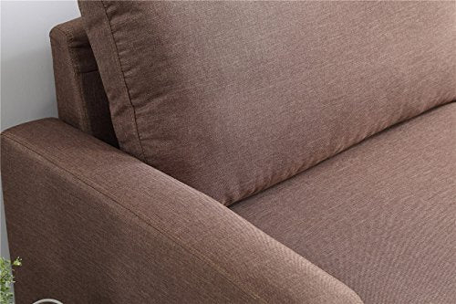 NHI Express Track Arm Sofa Not Applicable, Brown