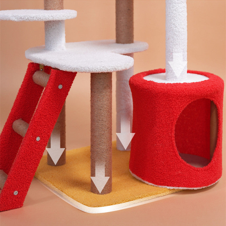 Red Airplane Cat Tree
