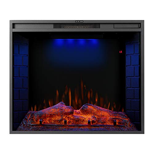 Harper & Bright Designs Recessed Electric Fireplace 30