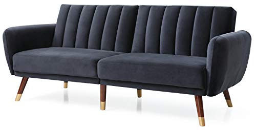 Glory Furniture Siena , Black Sofa Bed, 34