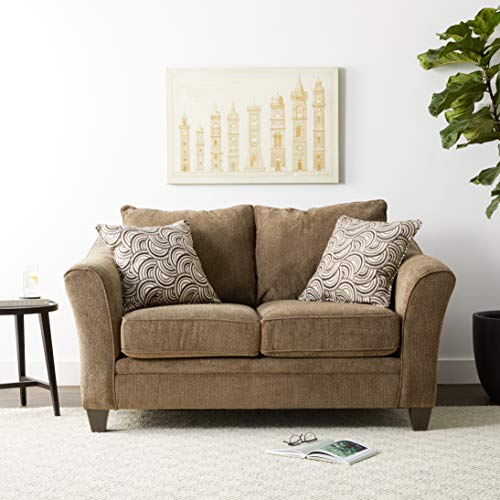 Lane Home Furnishings 6485-02 Albany Truffle Loveseat, Brown