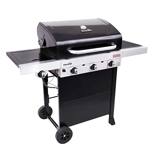 Char-Broil 463280019 3-Burner Cart Style Gas Grill, Black